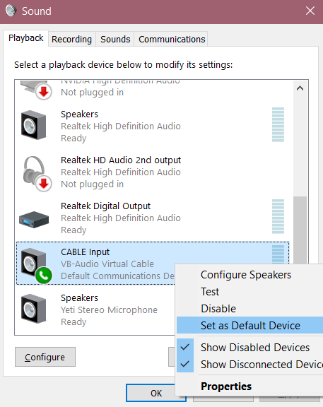 obs virtual audio cable