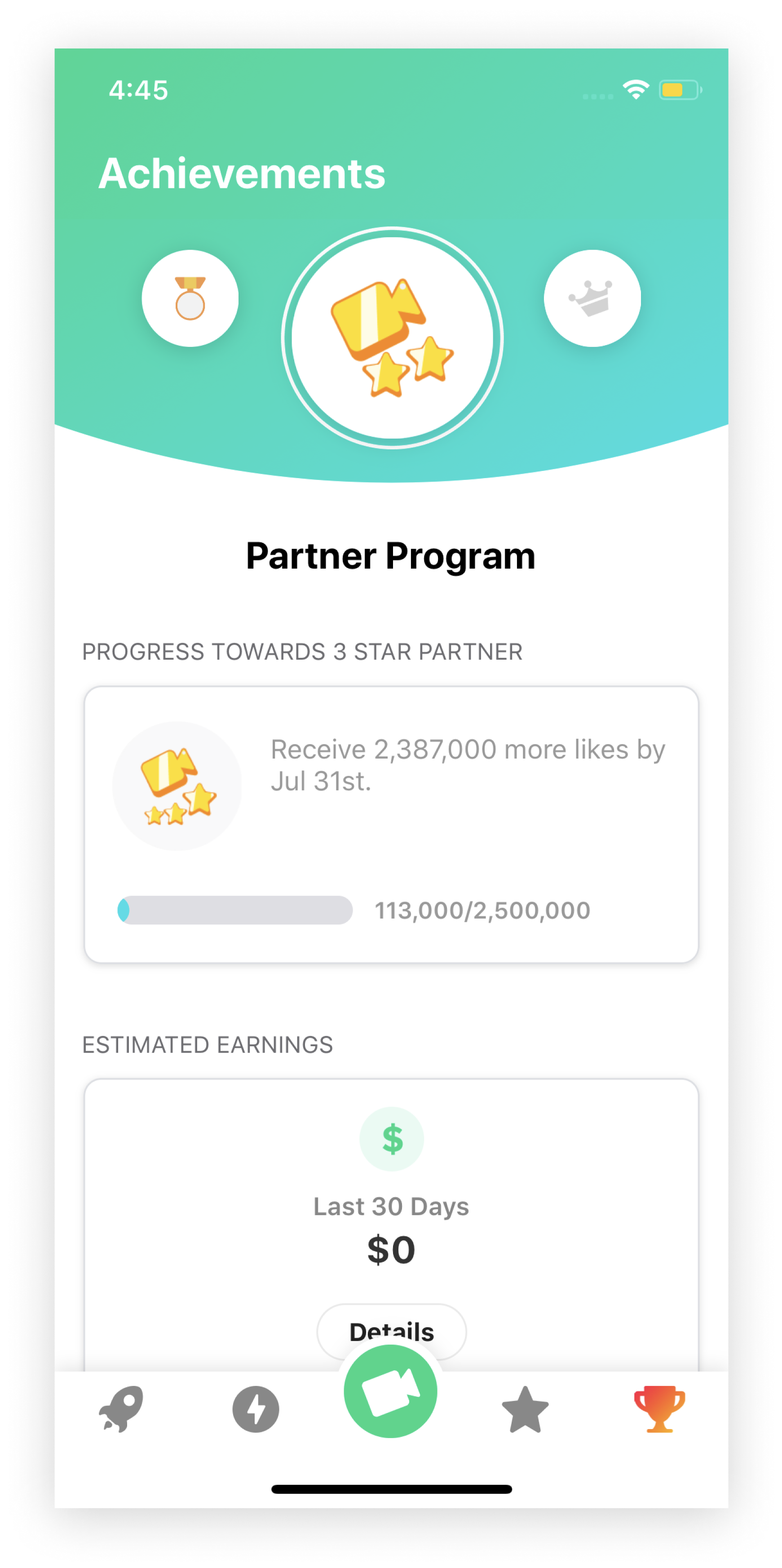 How can I track my Partner Star progress? YouNow Support